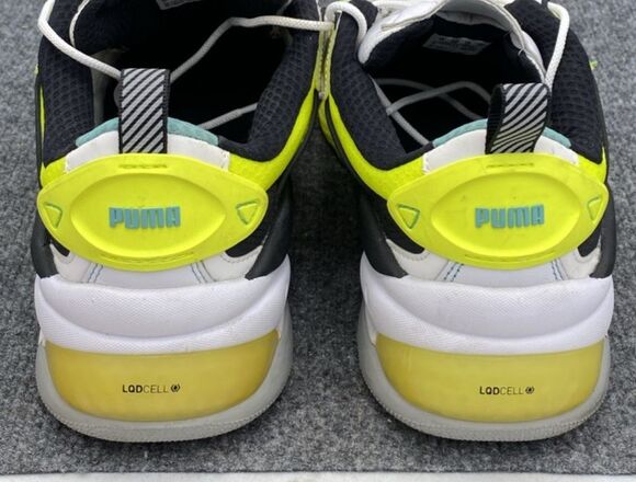 Puma LQDCELL Optic XI Training Shoes Men\'s Size 12 White Yellow Black 370928-01 main image 8